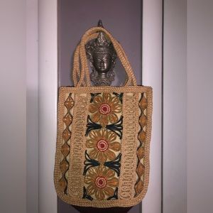 Vintage Straw Handbag